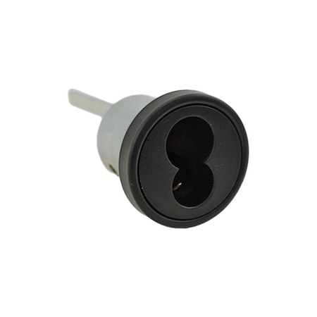 Schlage Commercial Full Size Interchangeable Rim Housing Less Core with Convertible Tailpiece Matte Black Finish 20079622